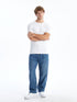LC Waikiki Crew Neck Short Sleeve Combed Cotton Men's T-shirt